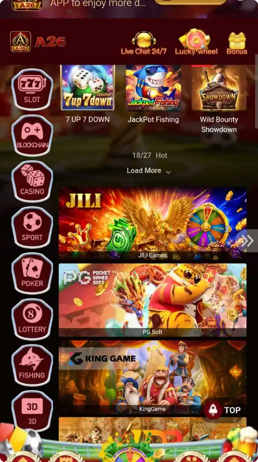 A26 Game available games