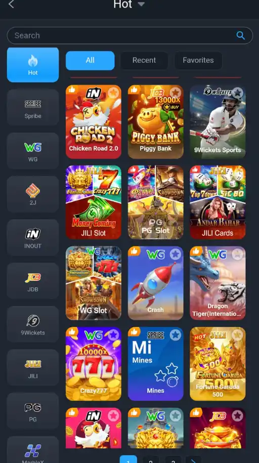 R789 Game available games