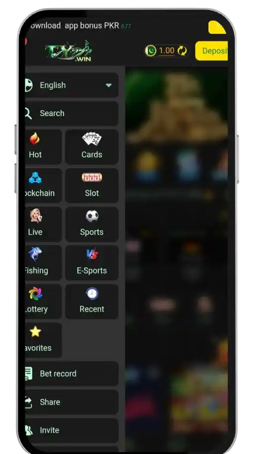Games Available on TY777 App
