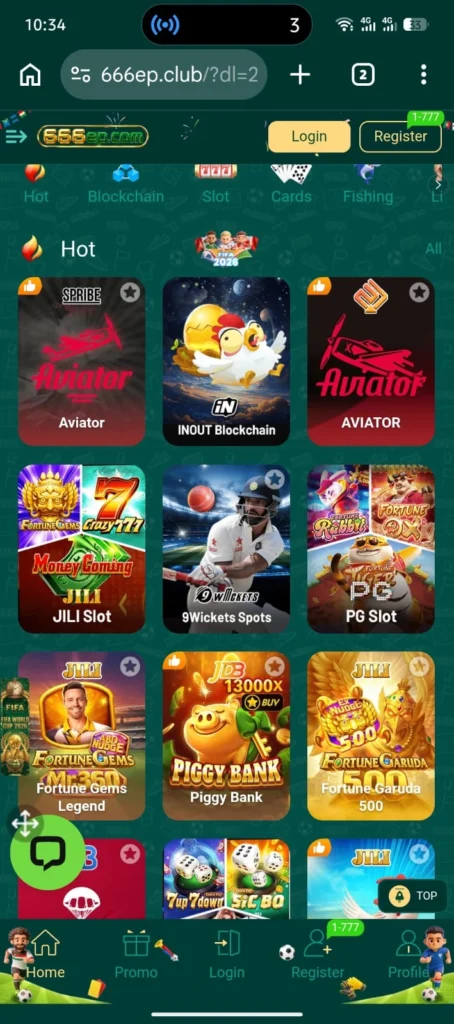 6666EP Game- dashboard image