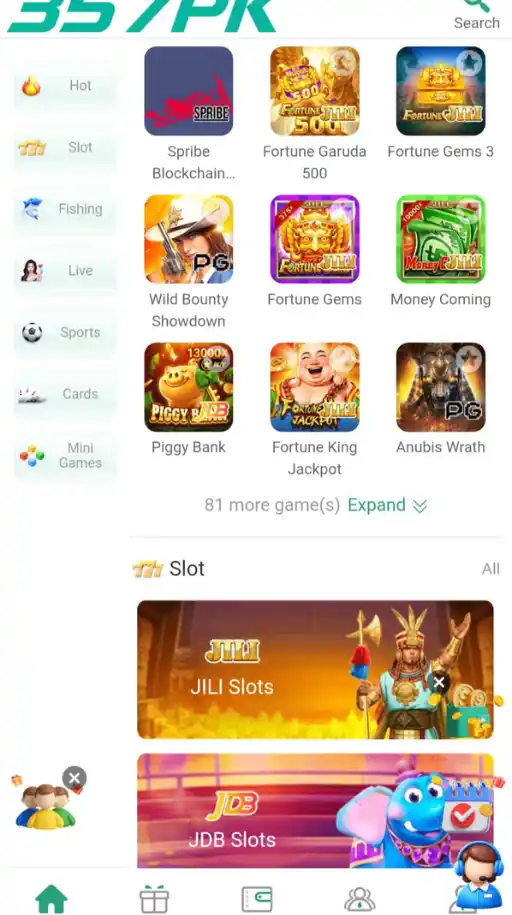 357PK Game available games