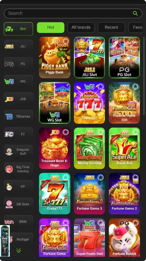 Y333 Game available games